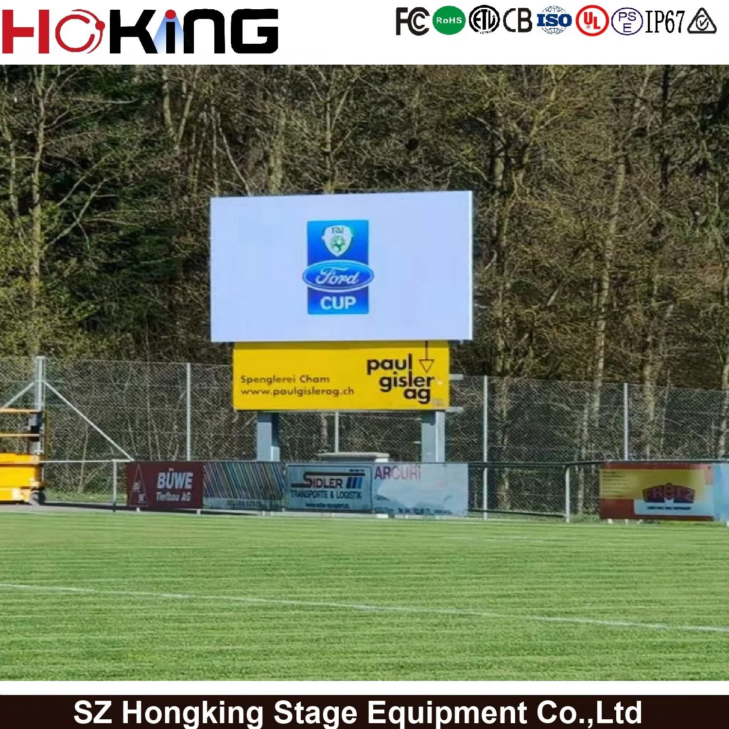 Outdoor Full Color P3.91 Energy Saving Die-Casting Rental LED Display/Screen/Board/Sign