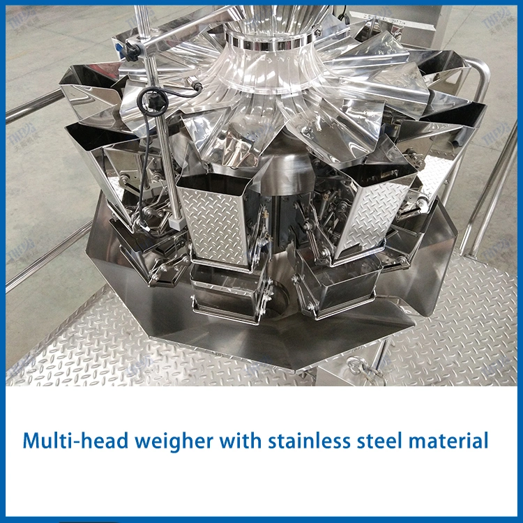 Automatic Multihead Weigher Chocolate Wafer Biscuits Packaging Machine Pouch Cheddar Cheese Crackers Packing Machine