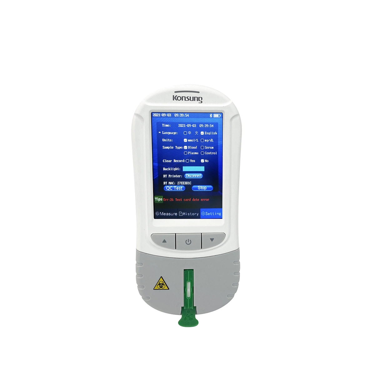 Konsung Semi-Auto Portable Dry Biochemistry Analyzer for Medical Use Compass 2800