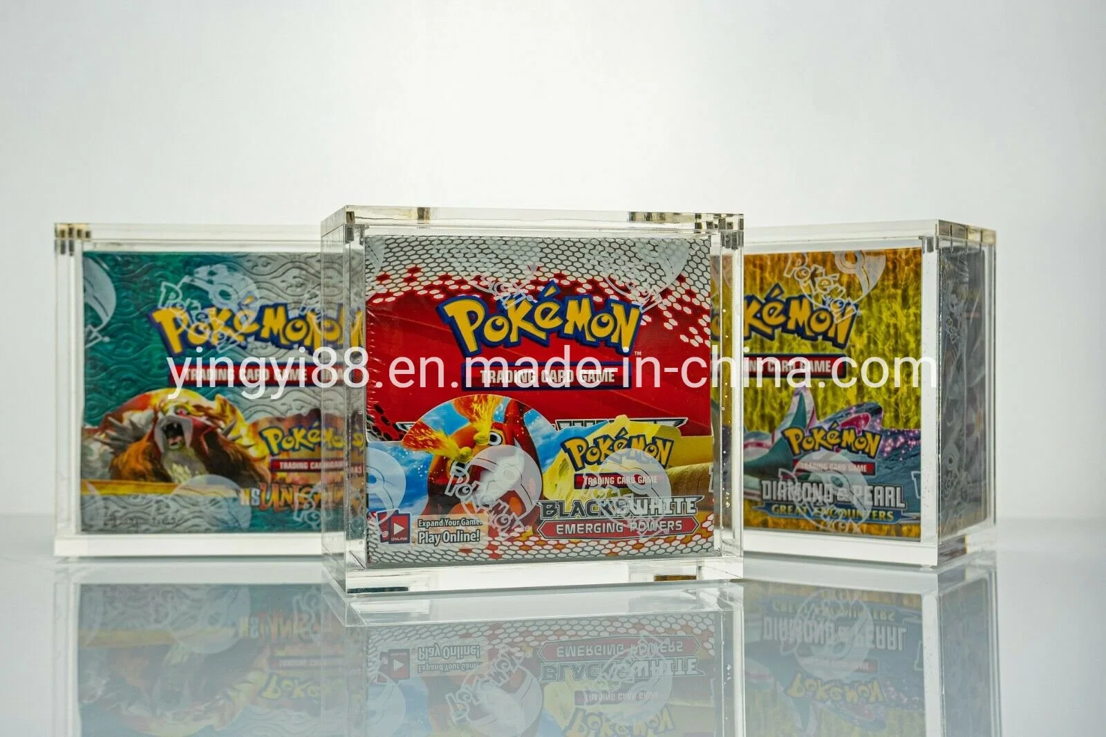 Wholesale/Supplier Pokemon Crystal Clear Acrylic Booster Box