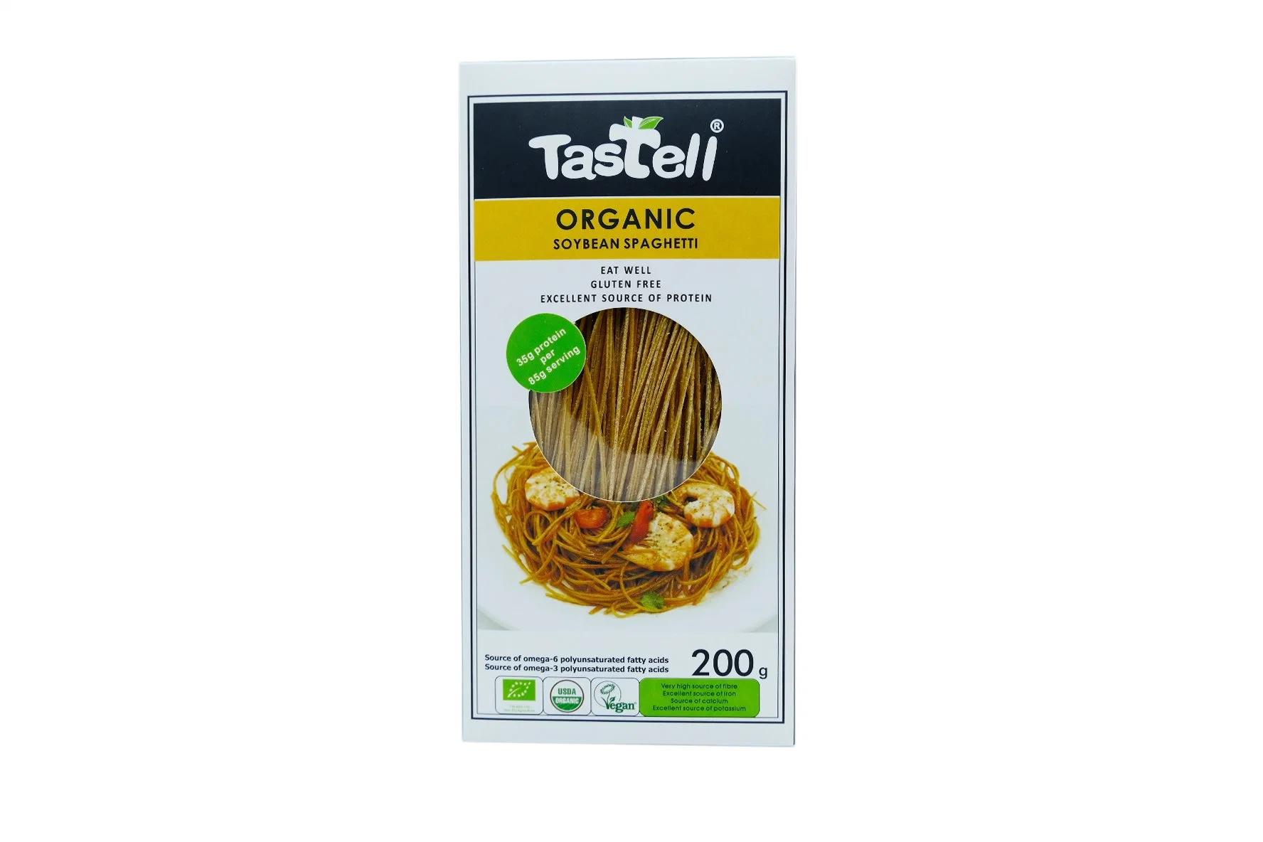 Organic Delicious Black/Soybean/Green Soybean Pasta