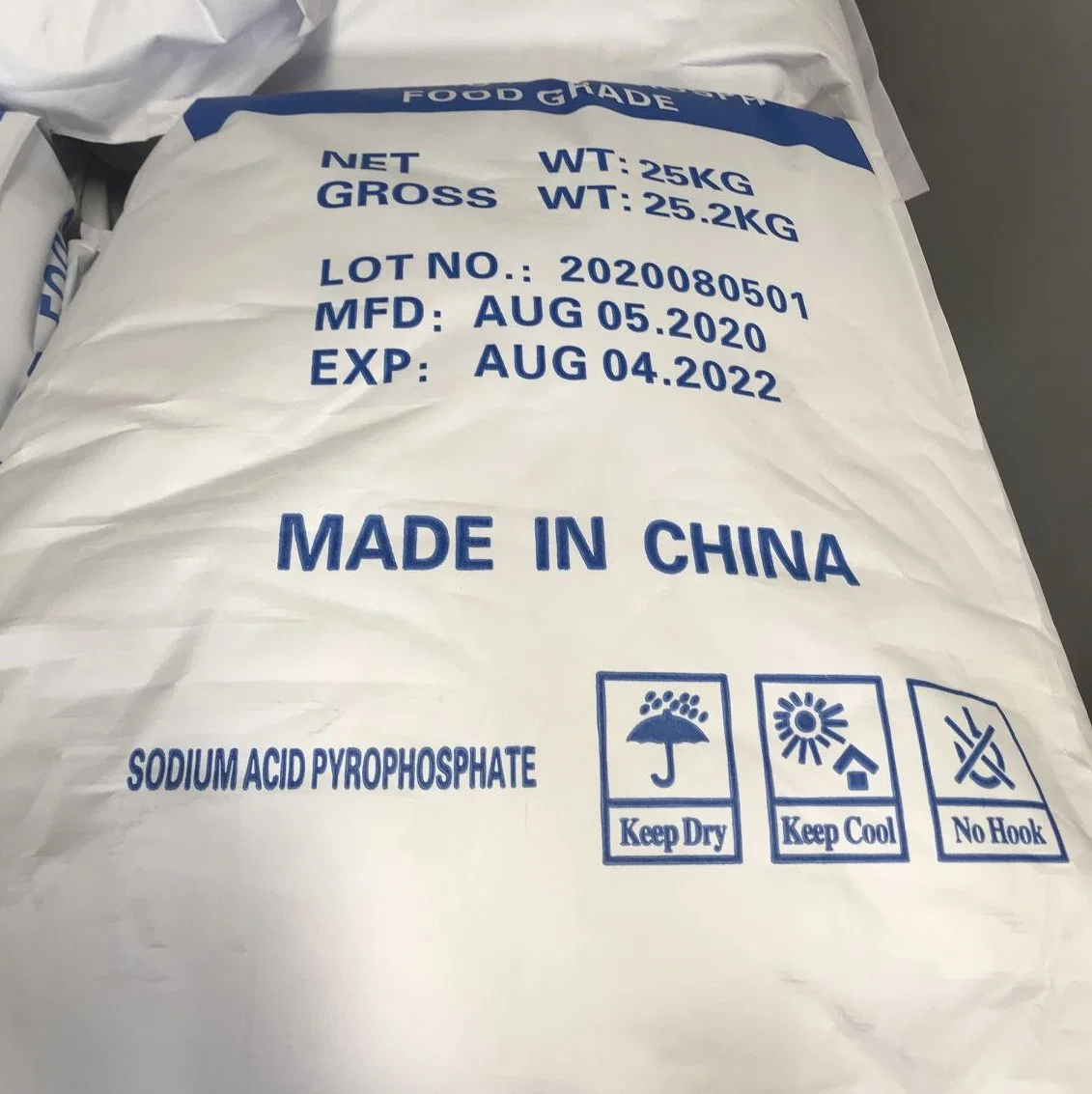 Tianjia en Stock a bajo precio de aditivo alimentario de alta calidad Sapp ácido de sodio E450 Polifosfato 7758-16-9