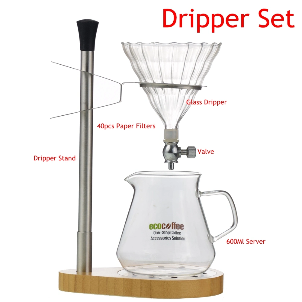 V60 Einstellbare Kaffeefilter Tropfständer Tropfenfilter Kaffeemaschine Sets