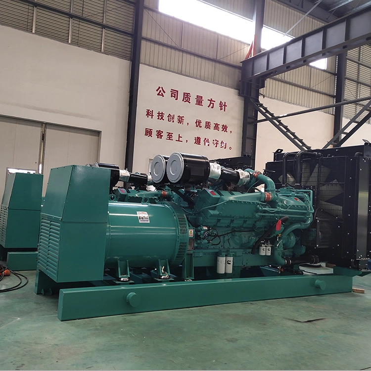 Industrial Power Diesel Generator Set Quiet Silent Qsk38 Series 1000kW 1250kVA Diesel Generator