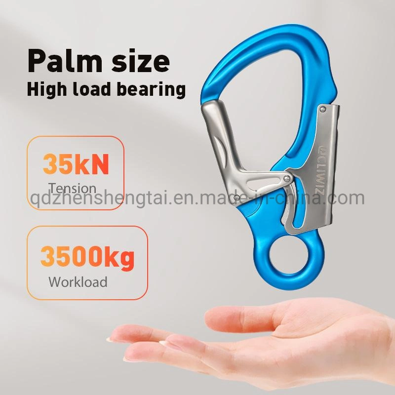 35kn Aviation Aluminum Mountaineering Buckle Rock Climbing Safety Hook