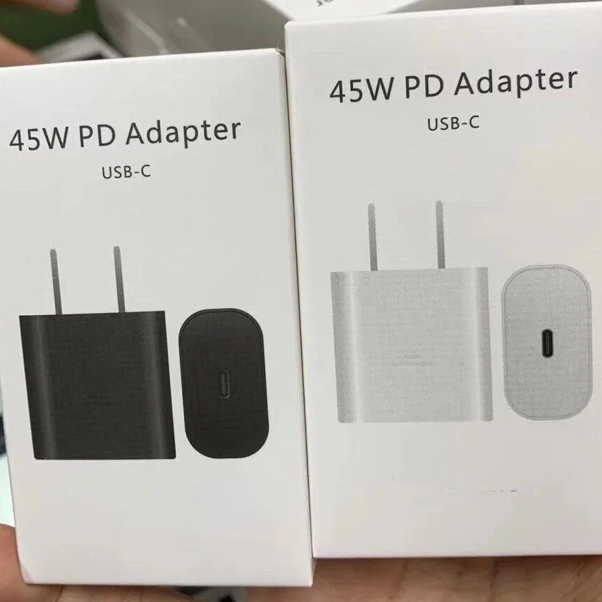 Excelente calidad 45W Pd Cargador USB de carga rápida de super-C LA CARGA RÁPIDA TIPO C US/EU/RU AC adaptador de corriente cargador para Samsung Nota 10 S22 S20 Ep-Ta845