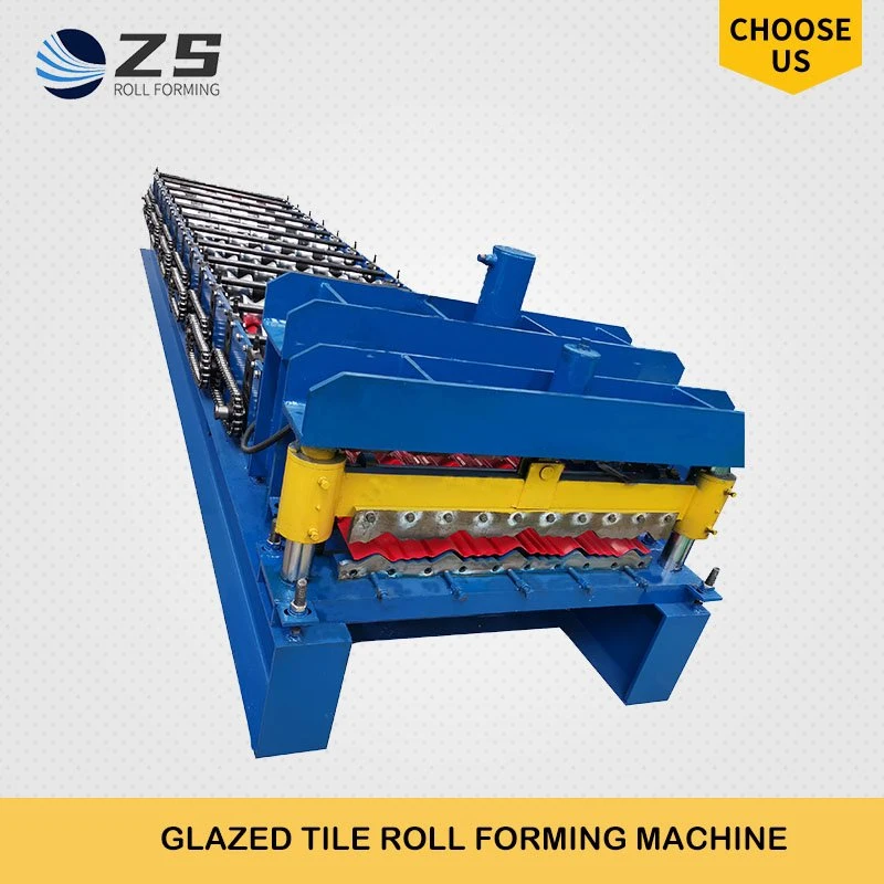 Полированной плиткой роликогибочная машина металлические кровельной черепицы бумагоделательной машины для производства строительных материалов механизма