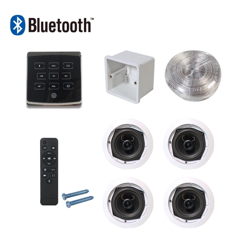 Sh1007 Smart Home Audio paquetes! 4 canales de la pared de Bluetooth + Amplificador de 5 pulgadas 4 PCS Conjunto de altavoces de techo