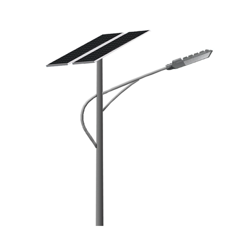 Solar Street Lamping Einarm-Druckguss-Aluminium-Halterung 9 Meter Post auf den Philippinen