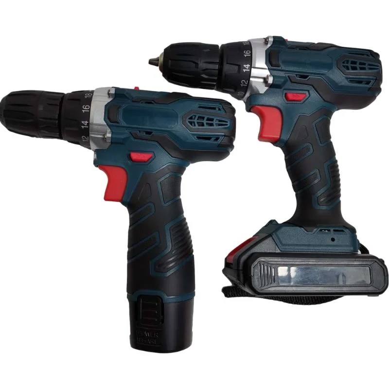 Cordless Electric Screwdriver Heavy-Duty Cordless Drill Power Tools with LED Battery Indicator