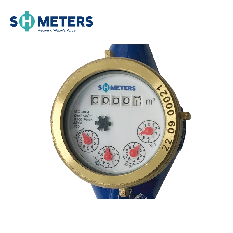 High quality/High cost performance  1/2inch~2inch Household Vane Wheel Dry Dial Multi Jet Water Meter