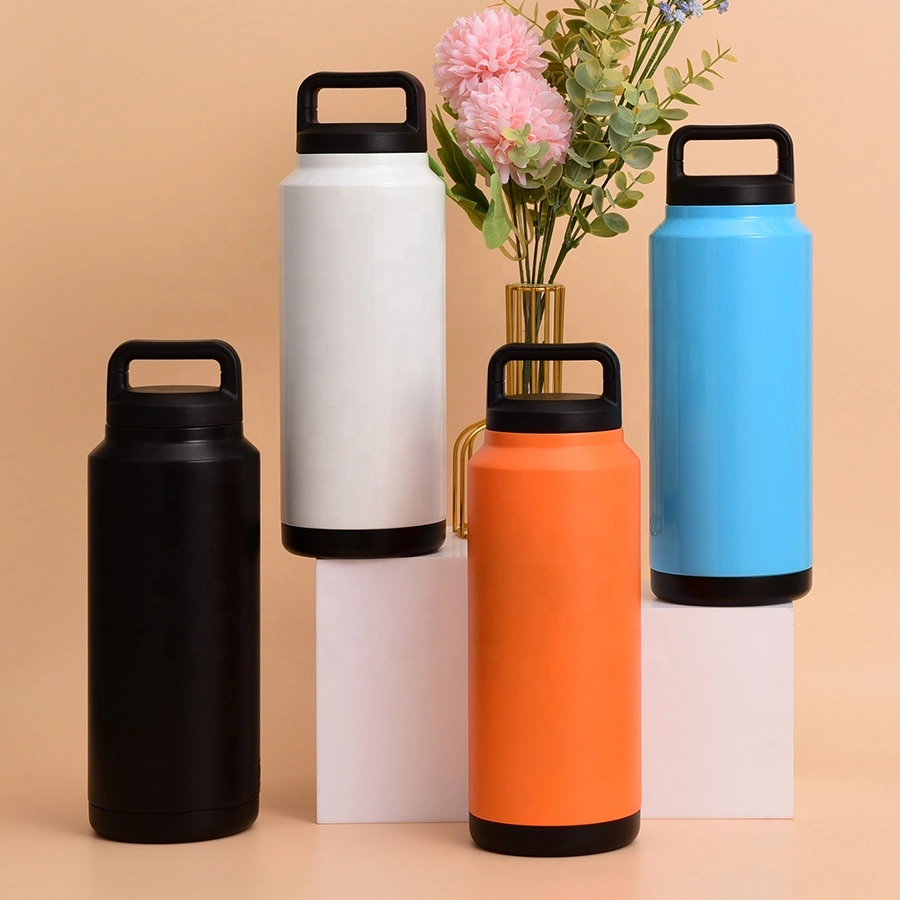 Water Personalized Wide Mouth Eco Friendly Powder Coat New Ice Leakproof Insulated Bottle