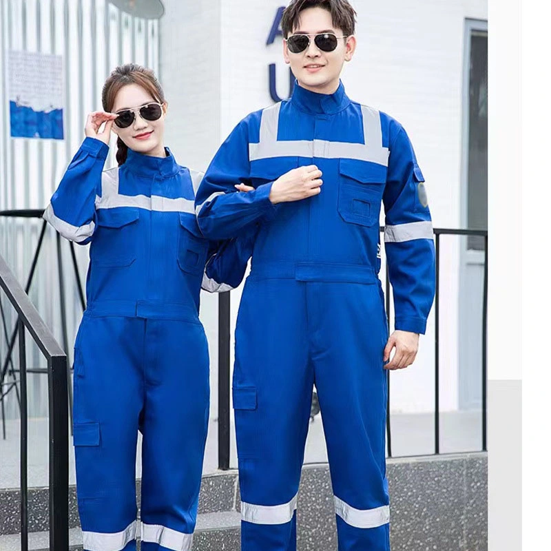 100%Cotton Work Overall Custom Logo Winter Reflective Safety Labor Overalls Men Workwear