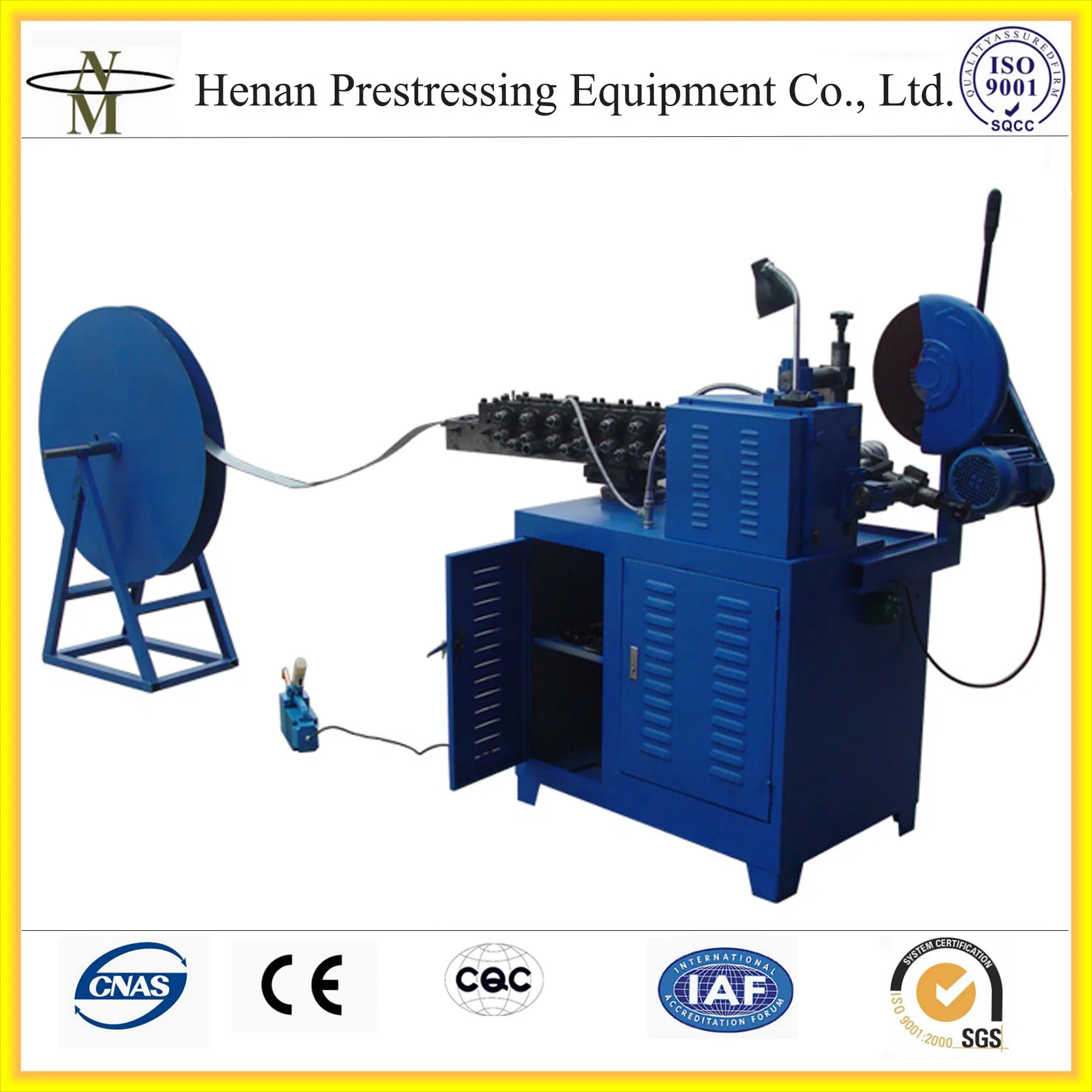 Cnm Prestressed Round and Flat Duct Machine