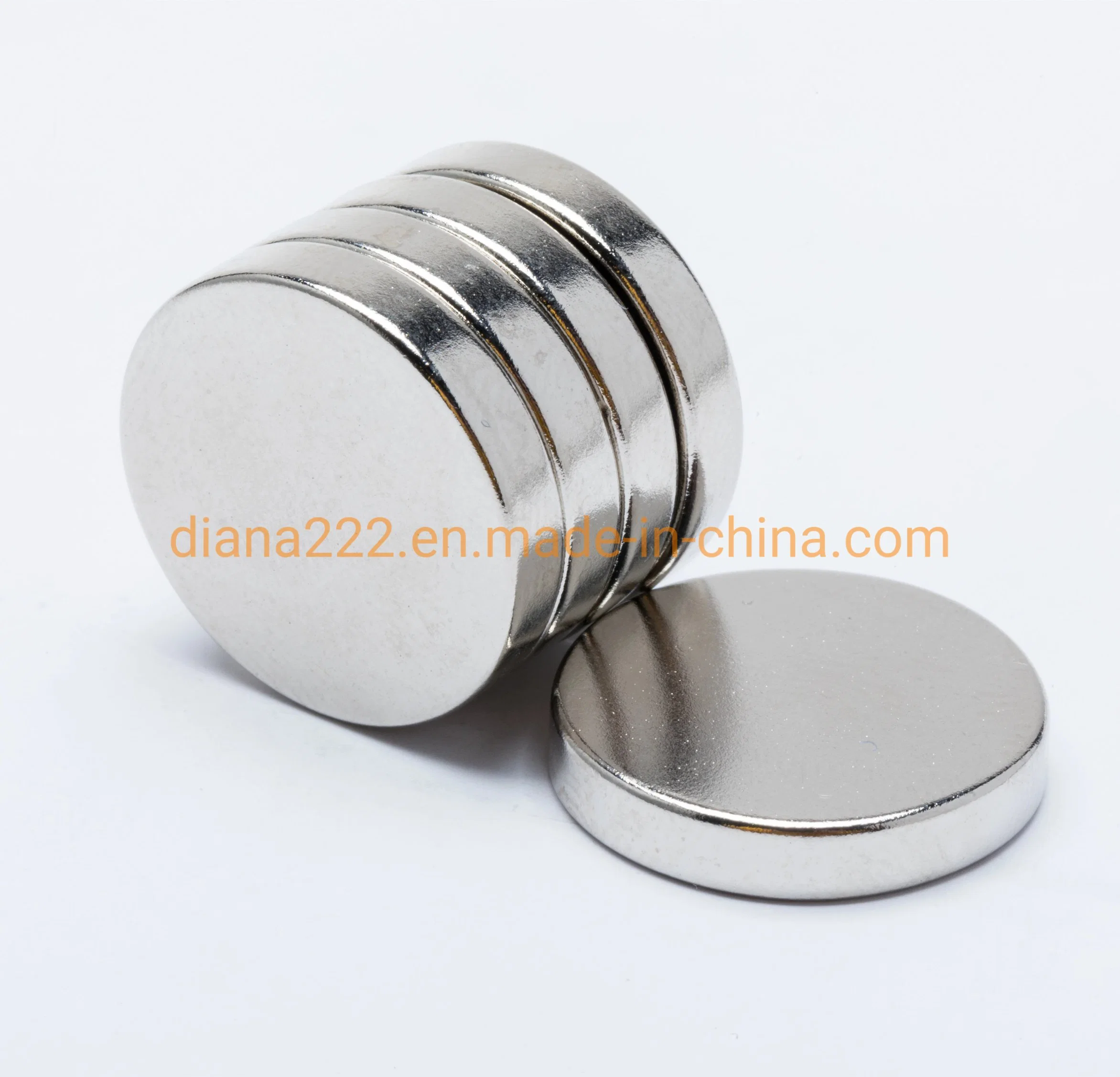 Strong N35~N52 Permanent Neodymium Manufacturer Custom Round Magnet Disc for Industry