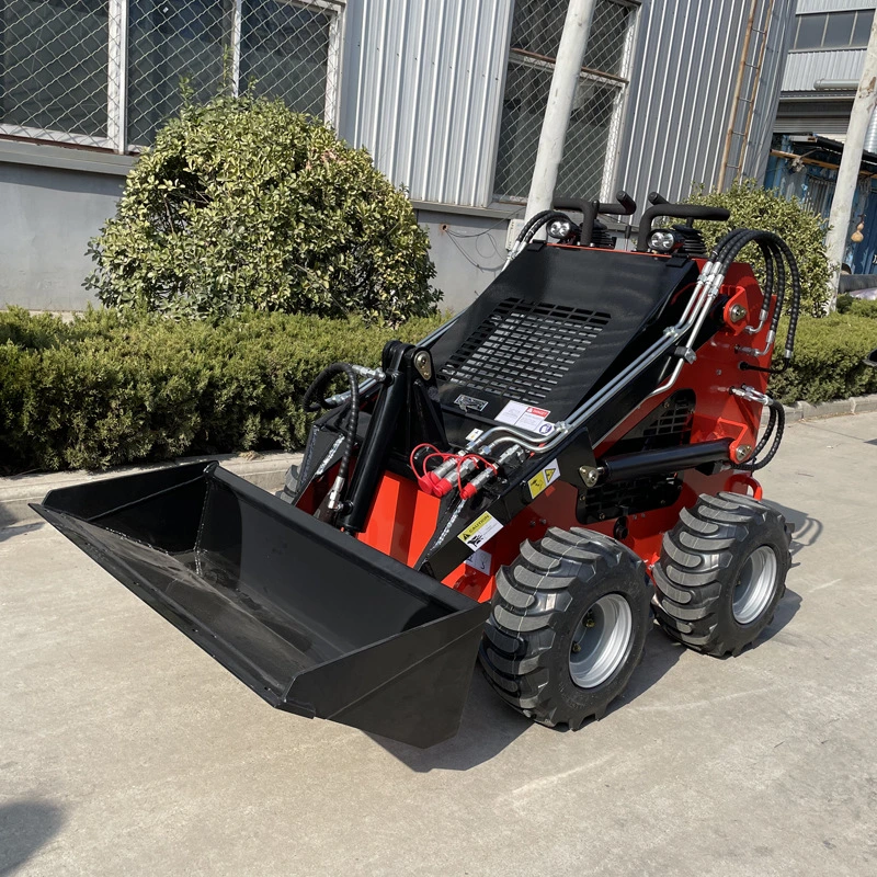 Neueste Technologie 4 Radbagger, Lader mit Digger für den Bau