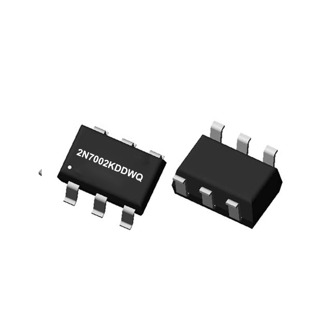 N-Kanal-Enhancement-Modus Feldeffekttransistor Schnelle Schaltgeschwindigkeit SOT-363 Ruft Anwendungen 2N7002KDDWQ ab