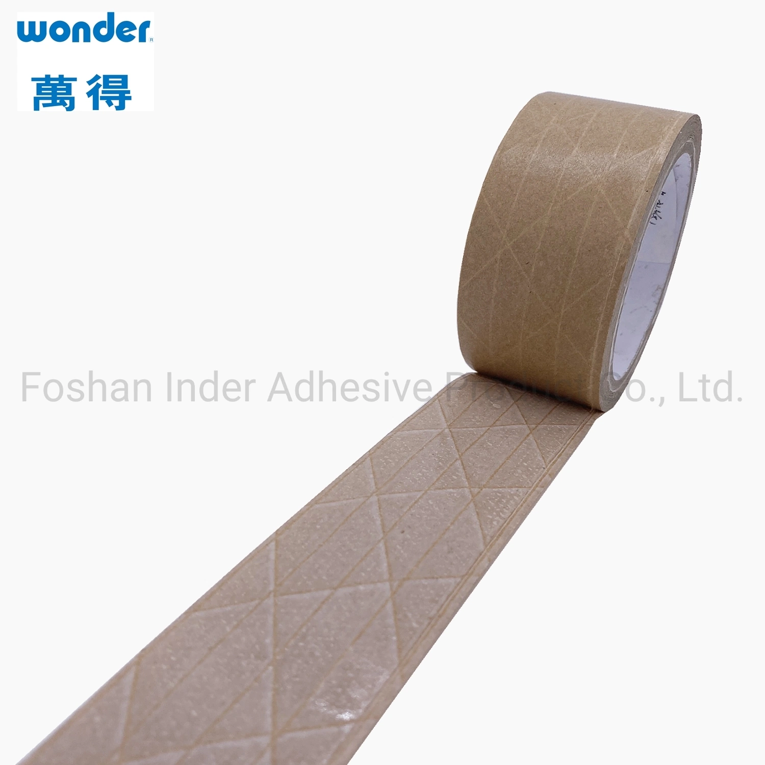 Wonder Brand Writable Self Adhesive Brown Kraft Paper Tape Coated with Rubber Glue