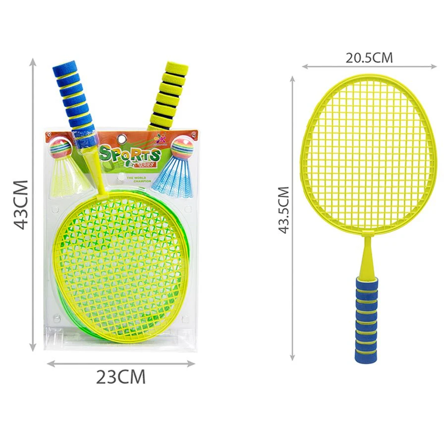 Unsere Fabrik ist spezialisiert auf die Herstellung von Sportspielzeug, Fitness-Spielzeug, Qualität Spielzeug, Sportausrüstung, Kunststoff Badminton Schläger (klein)