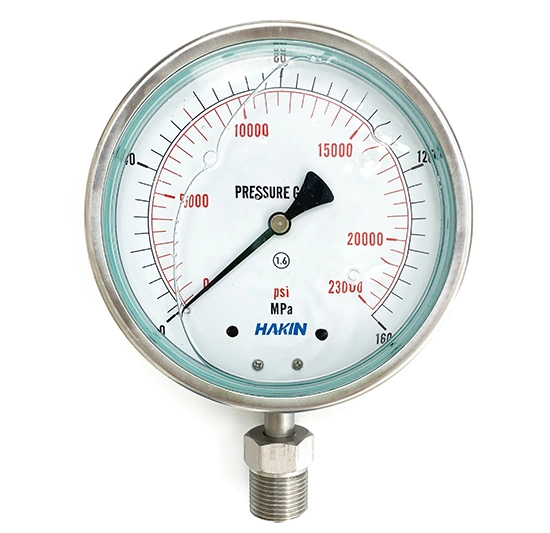 All Stainless Steel Ultra High Pressure Gauge