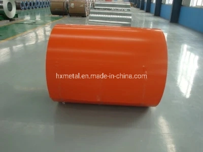 PVC Plastic Film Prepainted Galvalume Steel Coil for Roofing Sheet