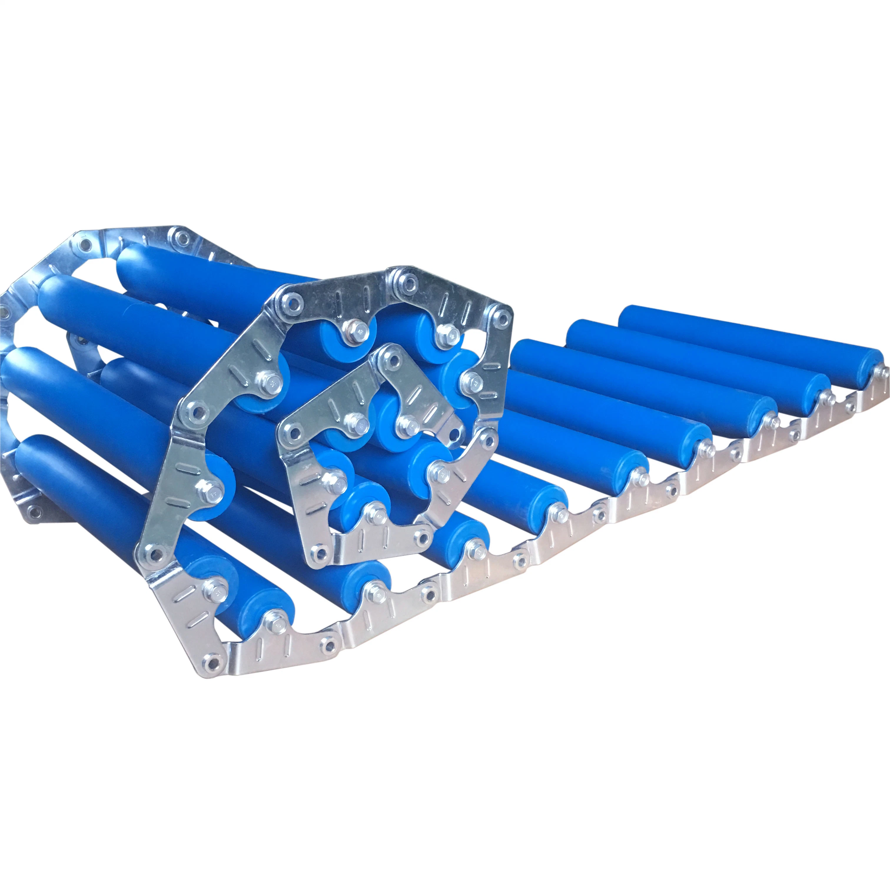 Movable Foldable Gravity Floor Roller Conveyor Carpet Conveyor Equipment for Warehouse