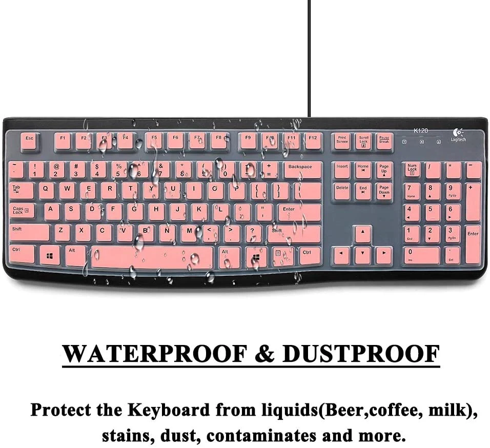 Goliton Universal Silicone Keyboard Protector Skin for Laptop Notebook 15 Inch /15.6 Inch /16 Inch /16.4 Inch /17 Inch /17.1 Inch /17.3 Inch (14.37 Inch X 5.27