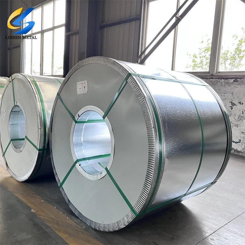 G90 ASTM A924 A653 Hot Dipped Zinc Coated 0.12mm/0.2mm/0.3mm/0.4mm/0.5mm/0.6mm/0.7mm Third Party Inspection Available Galvanized Steel Coil with Certificate