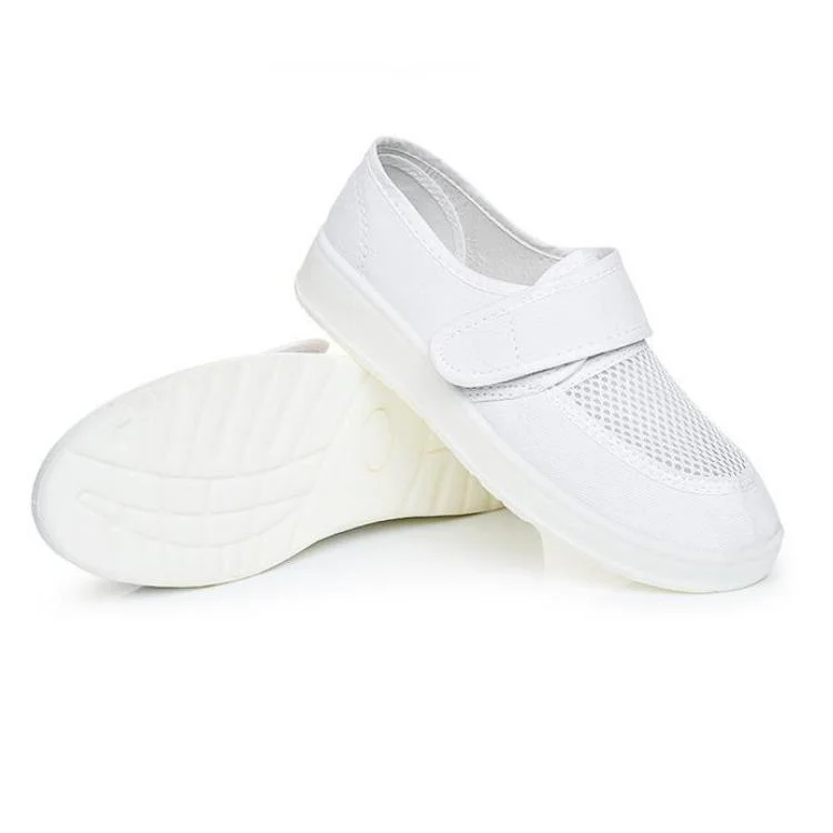 Leenol White PVC Shoes Working Cleanroom Shoes