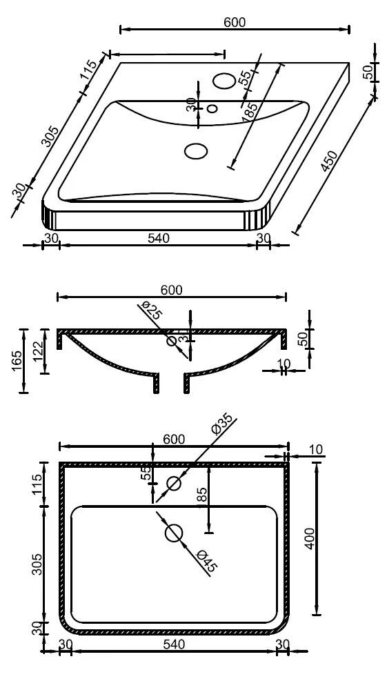 Badezimmer Garderobe Kosmetikbereich Waschtisch Unterschrank Zwei Schubladen Lagerweiß