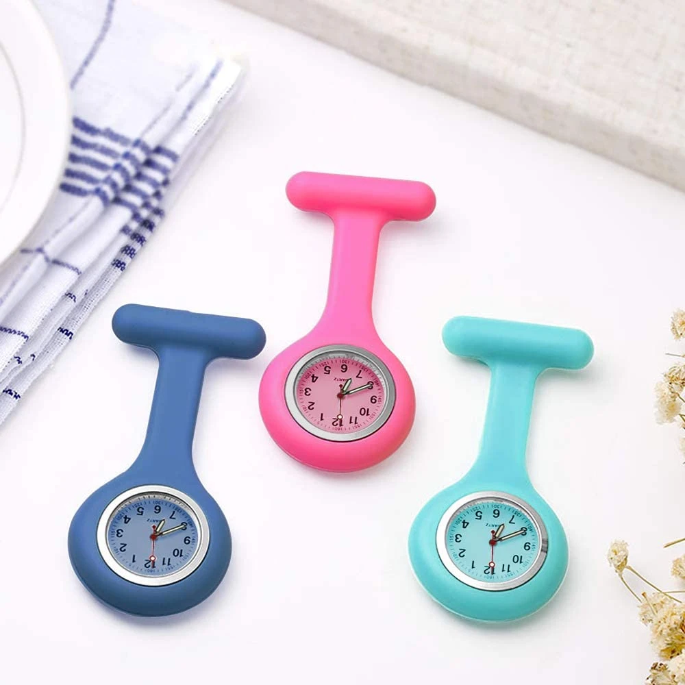 Low Cost for Wholesale/Supplier Doctor Nurse Watch Chest Pocket Silicone Breast Watch