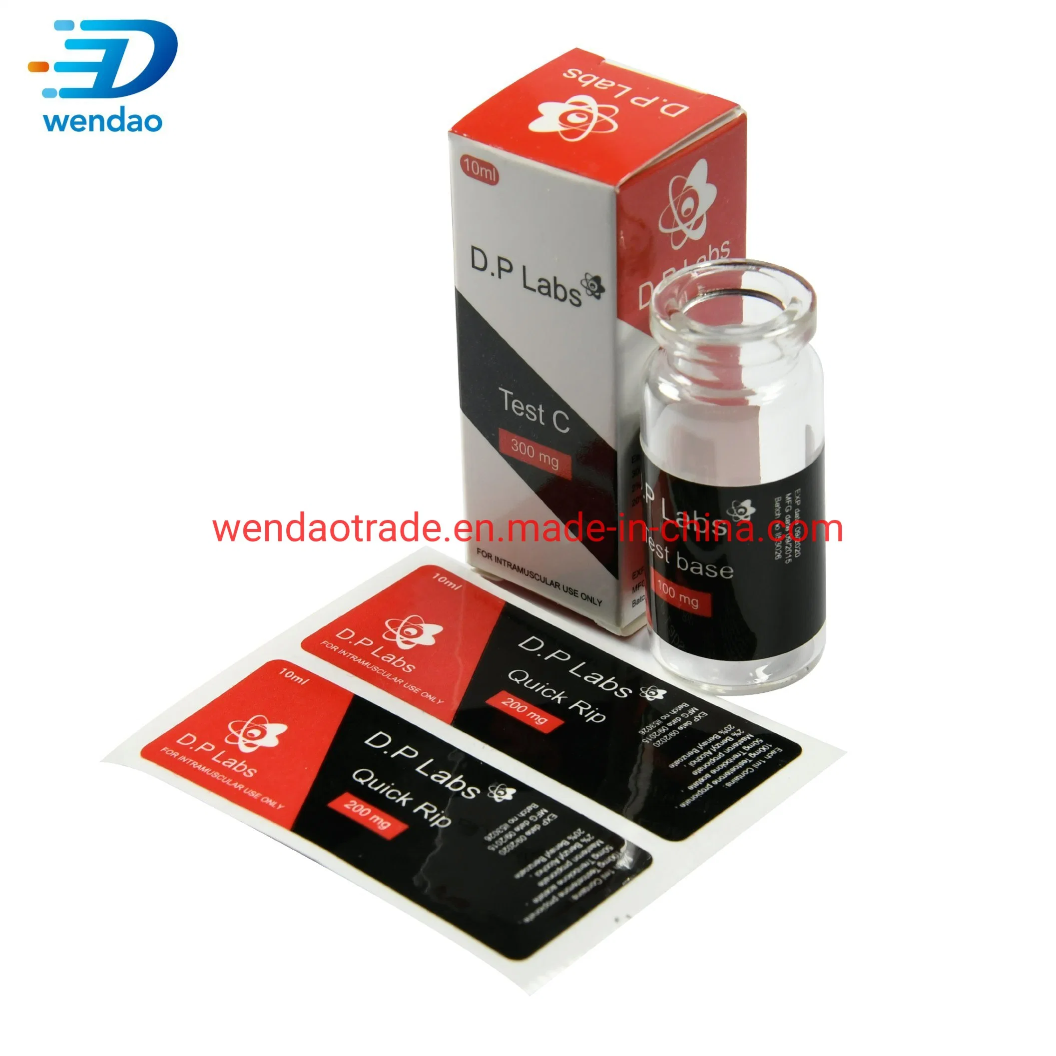 Perfume Steroid Bottle Box Paper Box for Glass Vials