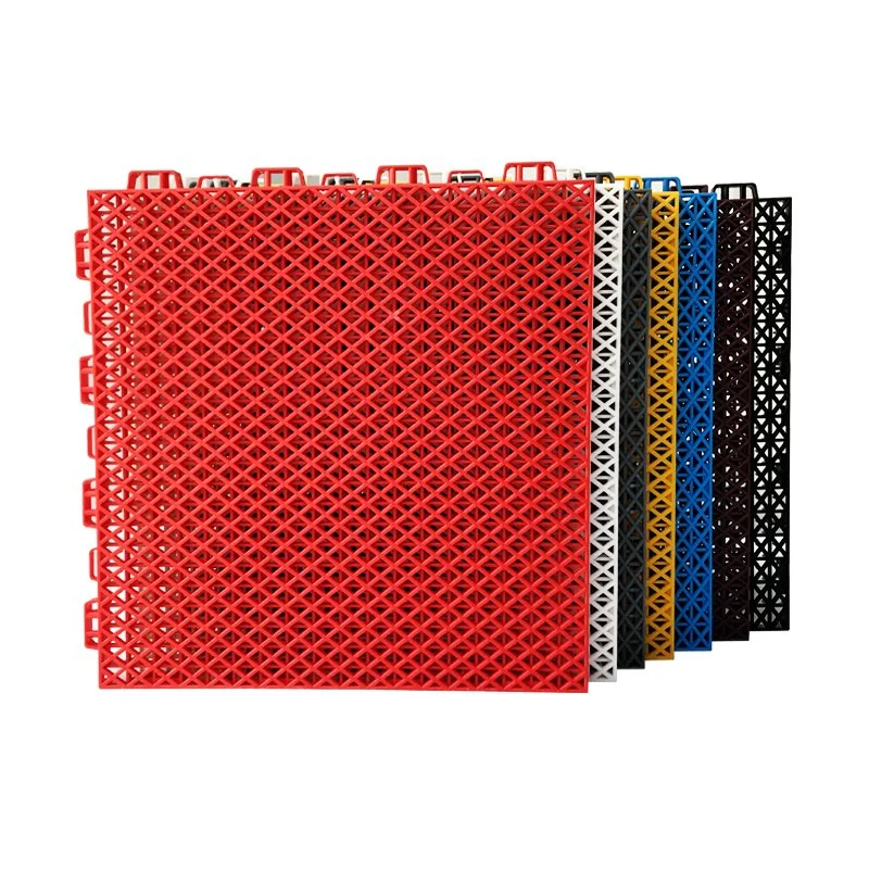 Hot Sales Red Modular Outdoor Basketball Court /Portable Tennis Court Sports Flooring