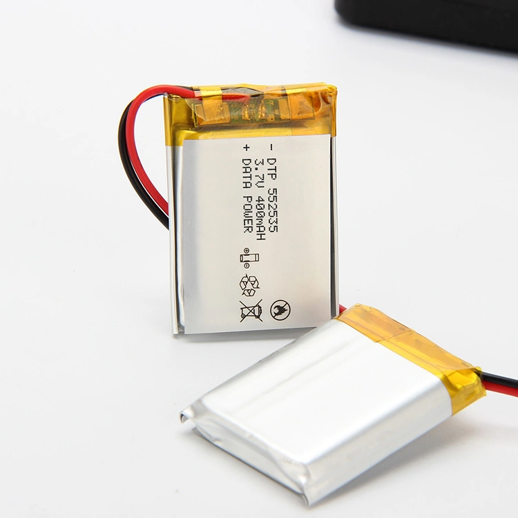 Dtp 552535 3.7V 400mAh Cell with Protect Circuit and Connector