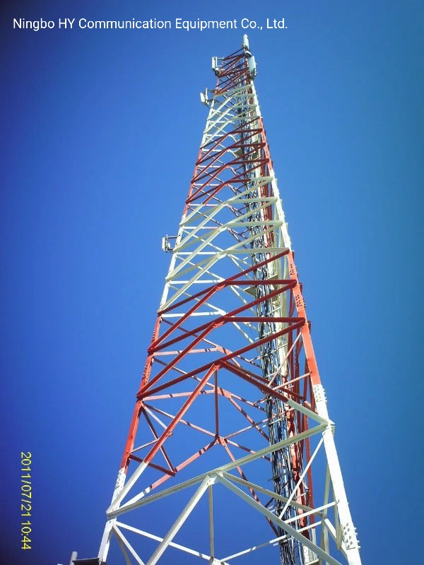 Telecommunication Steel Mobile WiFi TV Galvanized Tower with Brackets Accessories