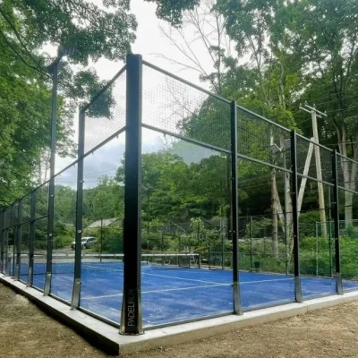 Indoor Outdoor Panoramic Padel Tennis Court Supplier Artificial Grass Cancha Padel Court