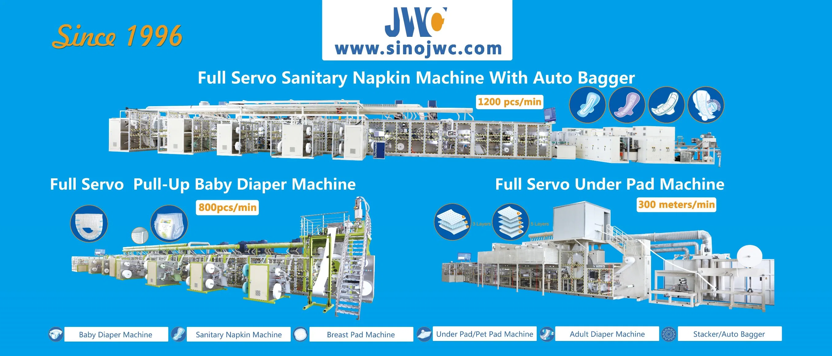 New Baby Diaper Pad Automatic Making Machine Production Line