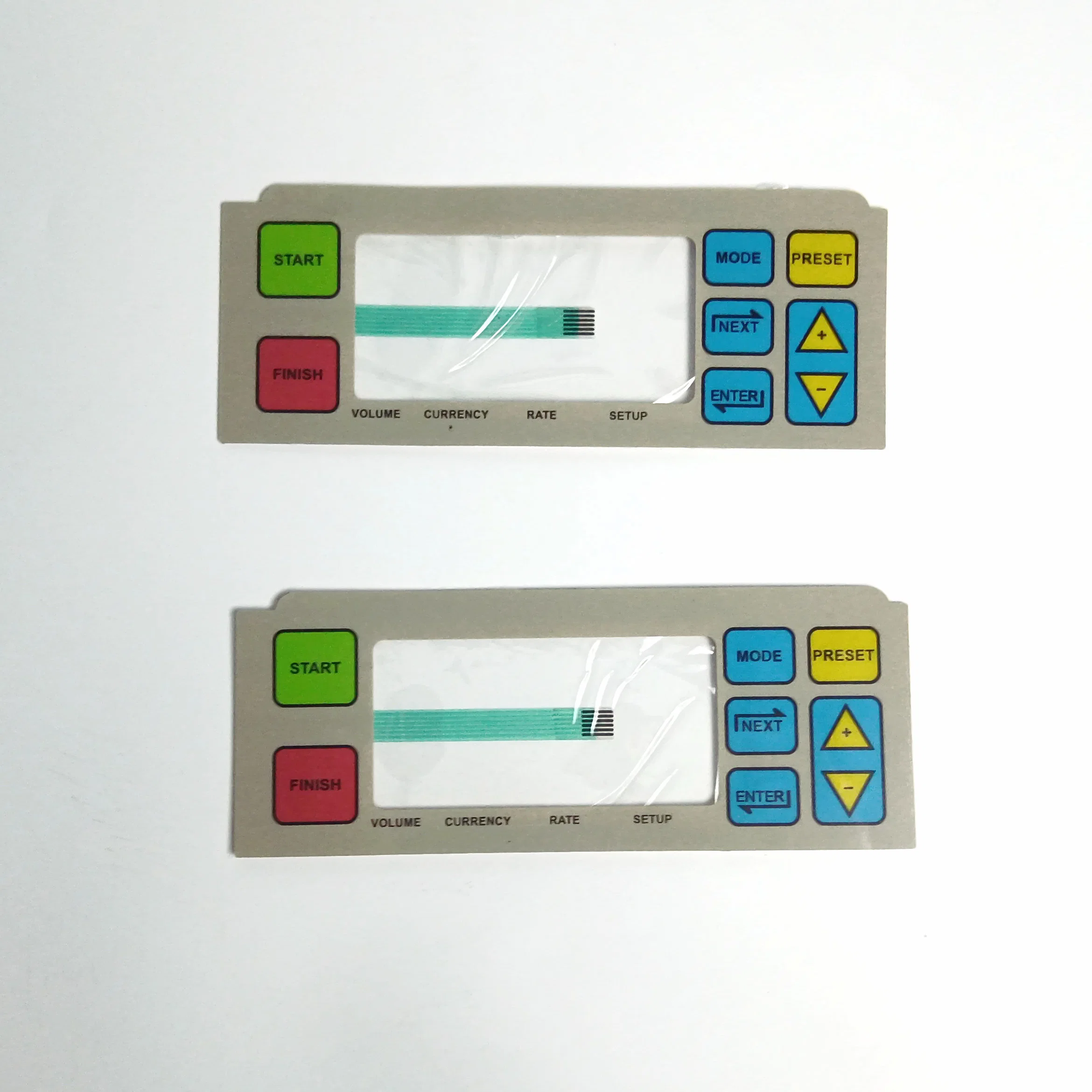 Produtos OEM personalizados Impressão Digital do Interruptor de Membrana com LED Custom Botão interruptores de membrana