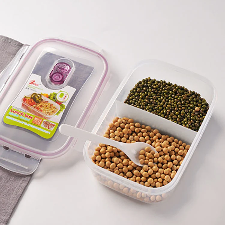 Boîte à lunch durable en plastique pour le rangement des aliments