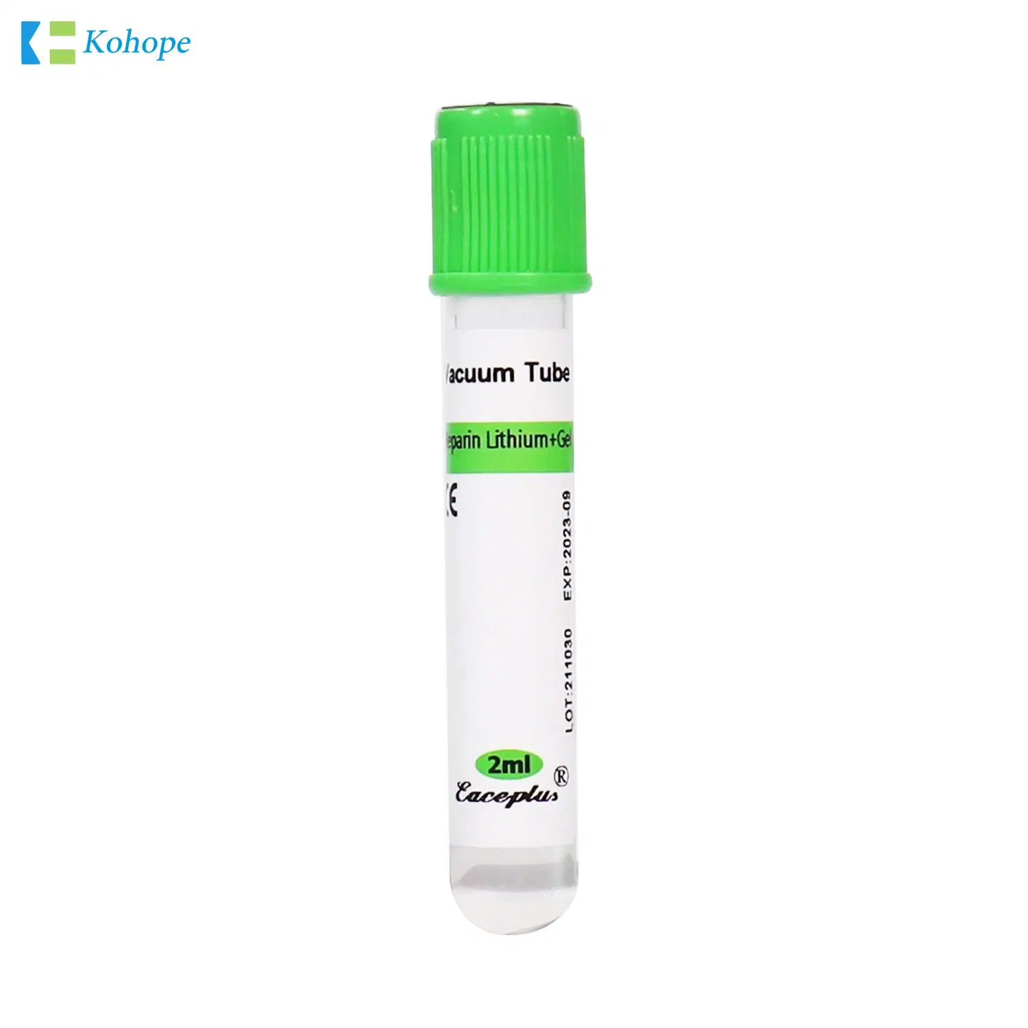 Medical Disposable Vacuum Blood Collection Tube for Single Use