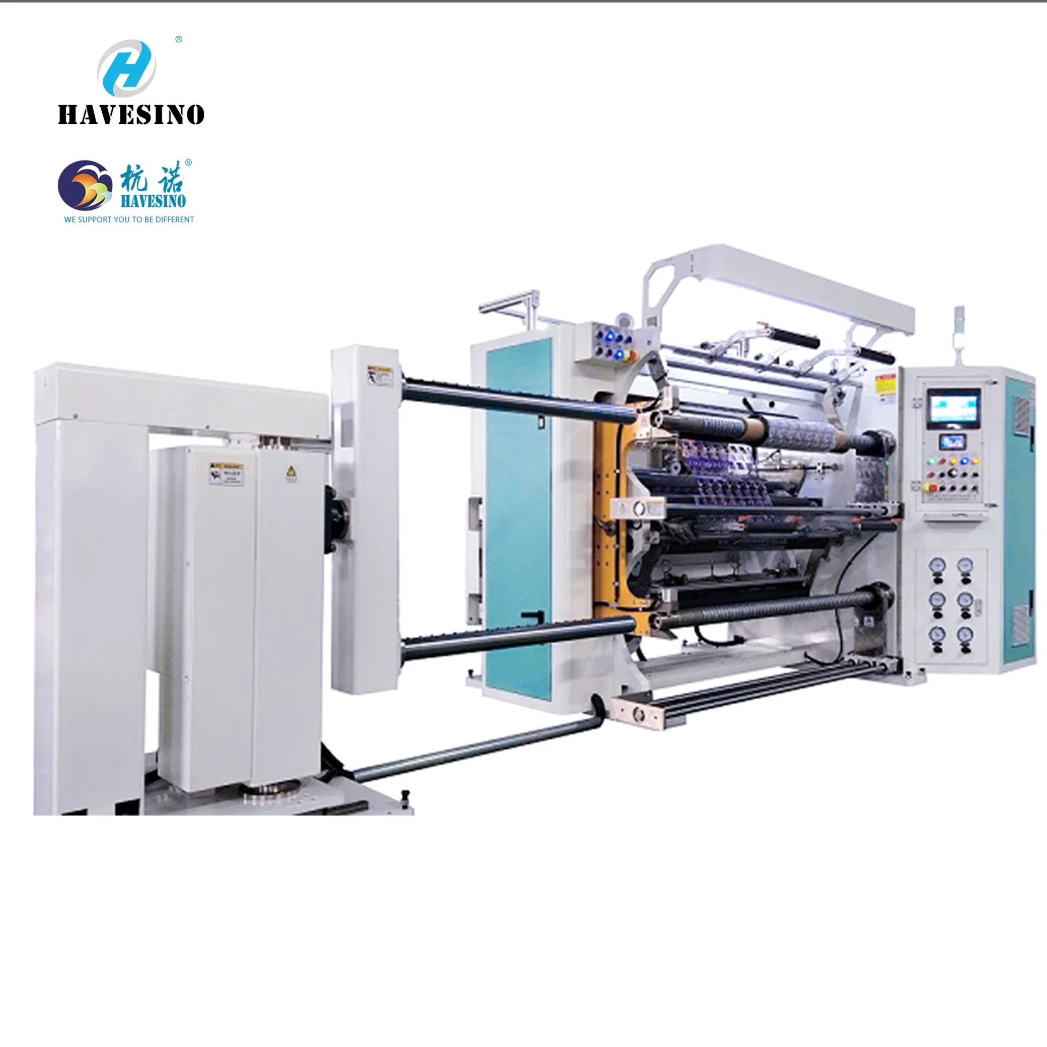 Automatic High-Speed Film Foil Slitter Rewinder PVC Advertising Film Slitting Machine