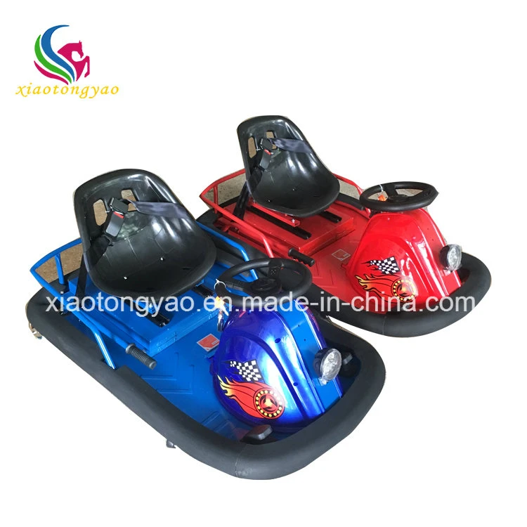 Lead Acid Battery Crazy Electric Crazy Kart with LED Light Go Kart