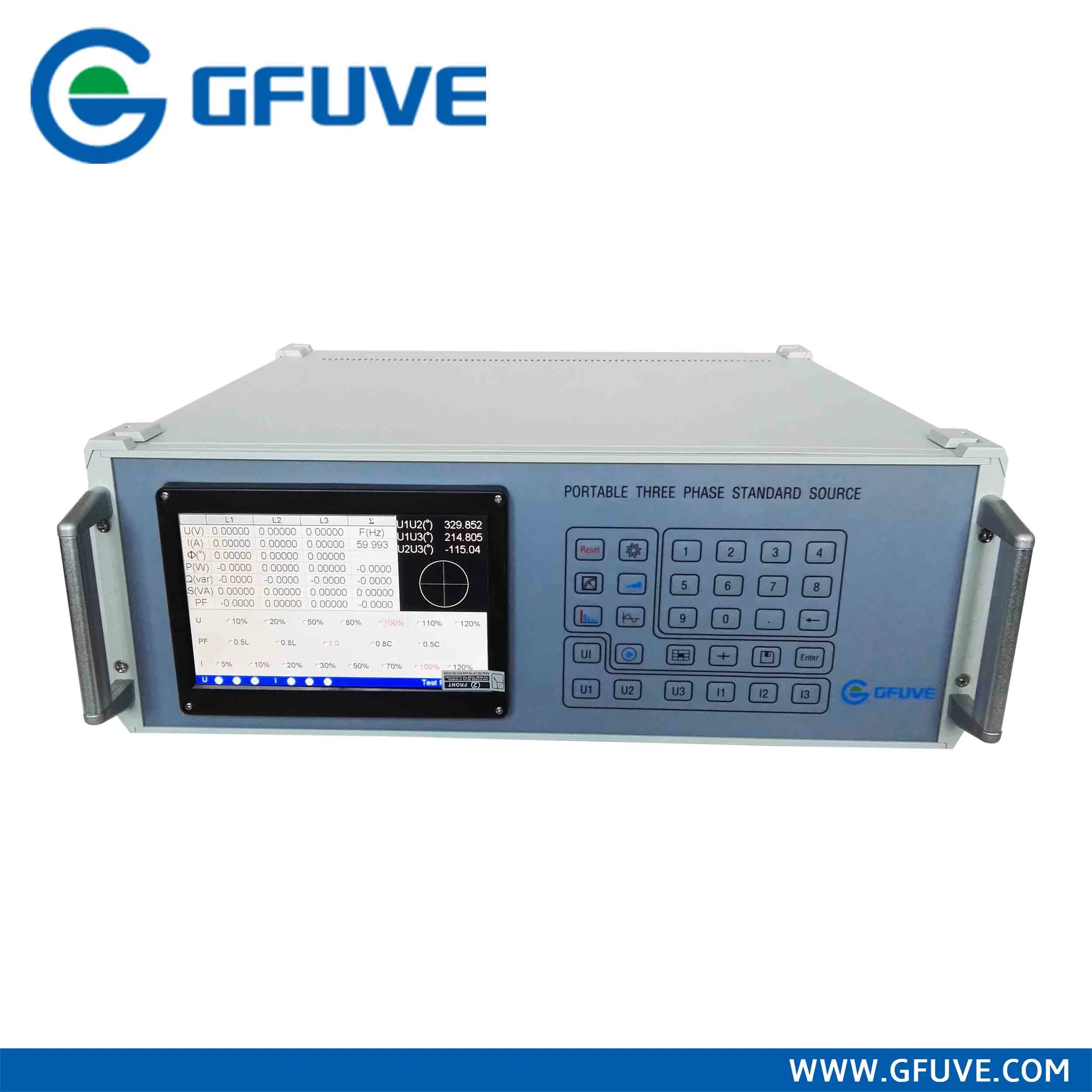 GF303D portátiles 3 Fase Accuarcy 120 Una alta fuente de corriente AC