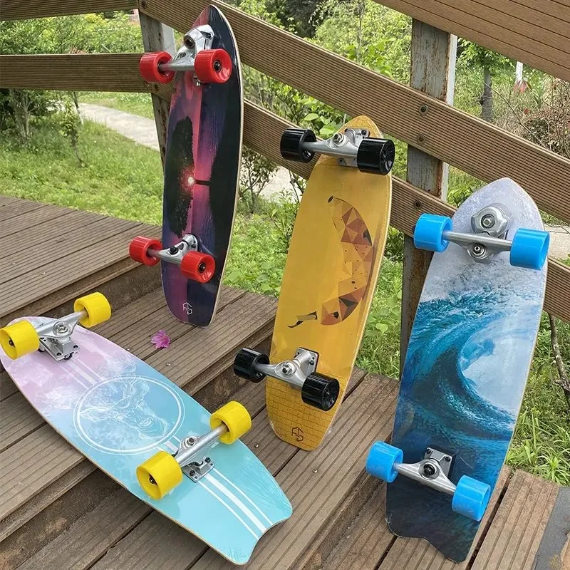 Skateboard 31 pouces Skateboard en érable de Russie Skateboard de surf