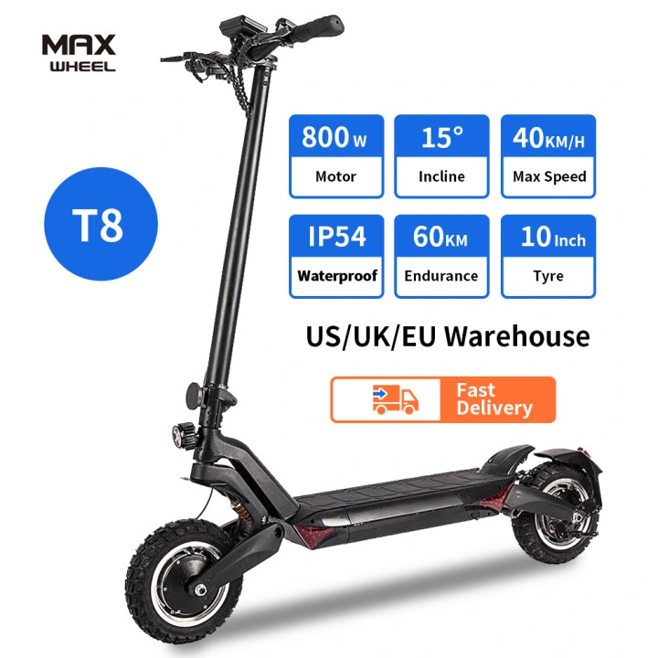 Dropship 10inch 1000W Electric Scooter 2 Wheeler CE Approved Folding Adult Kick Scooter Push Scooters