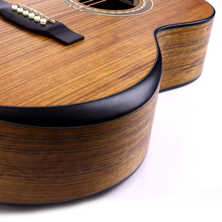 Walnut Top Acoustic Guitar Matt with Armrest