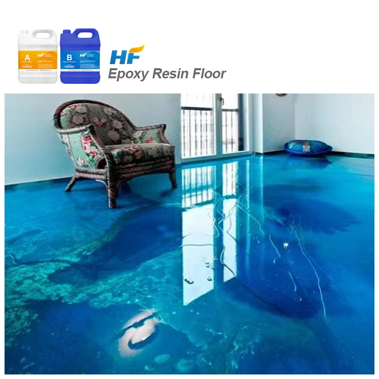 Fantastic Self Leveling Kitchen Chemical Epoxy 3D Floor Paint System