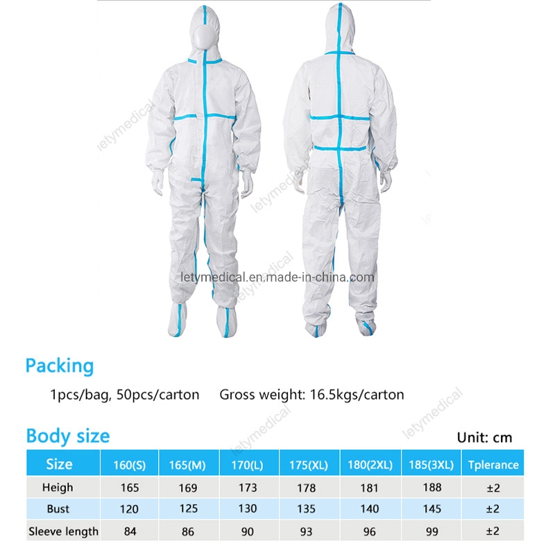 Disposable Medical Protective Clothing Operating Coats to Hospital Disposable Medical Isolation Gown