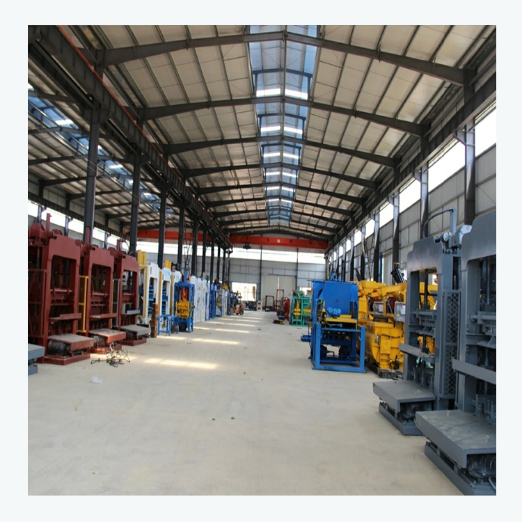 Hydraulic Efficiency Automatic Qt3-20 Brick Production Line Processing Vibrated Block Making Machine