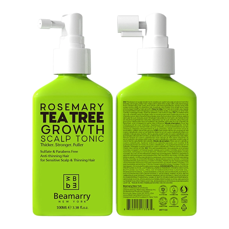 Mejor la pérdida del cabello Tratamiento para el crecimiento de pelo más rápido crecimiento del cabello en aerosol de Árbol de Té